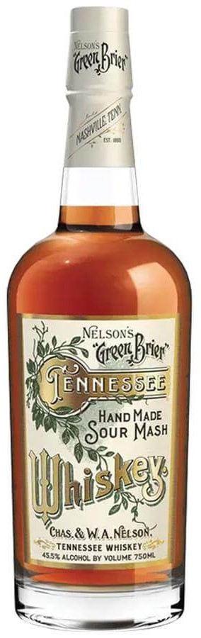 Nelson's Green Brier Tennessee Whiskey bottle