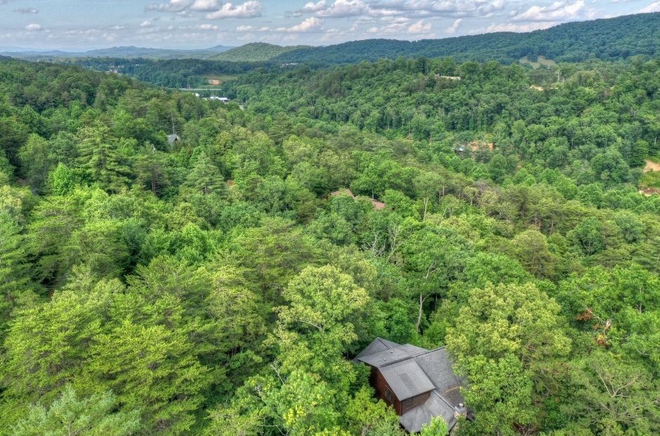 Overhead view of Choctaw Mtn Lodge