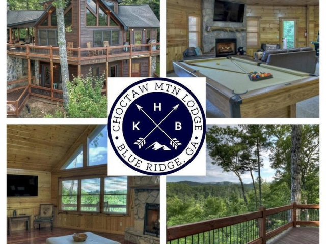 Pictures of Choctaw mountain lodge in blue ridge, ga