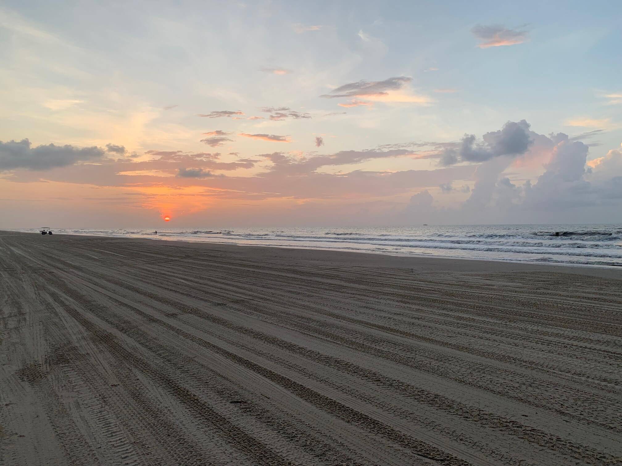 A picture of Crystal Beach, Texas sunrise