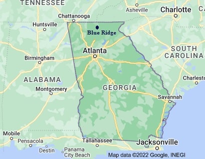 Map of Georgia