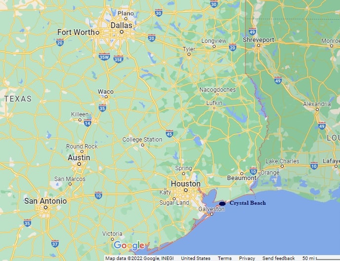 Exploring Crystal Beach, Texas: A Complete Map Guide