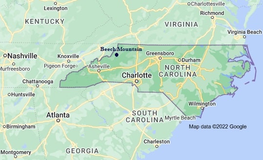 North Carolina map