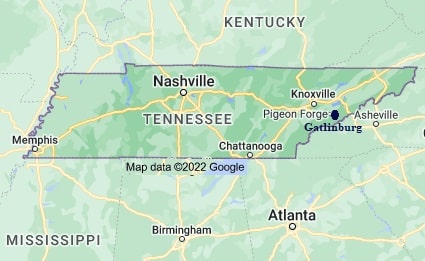 Tennessee map